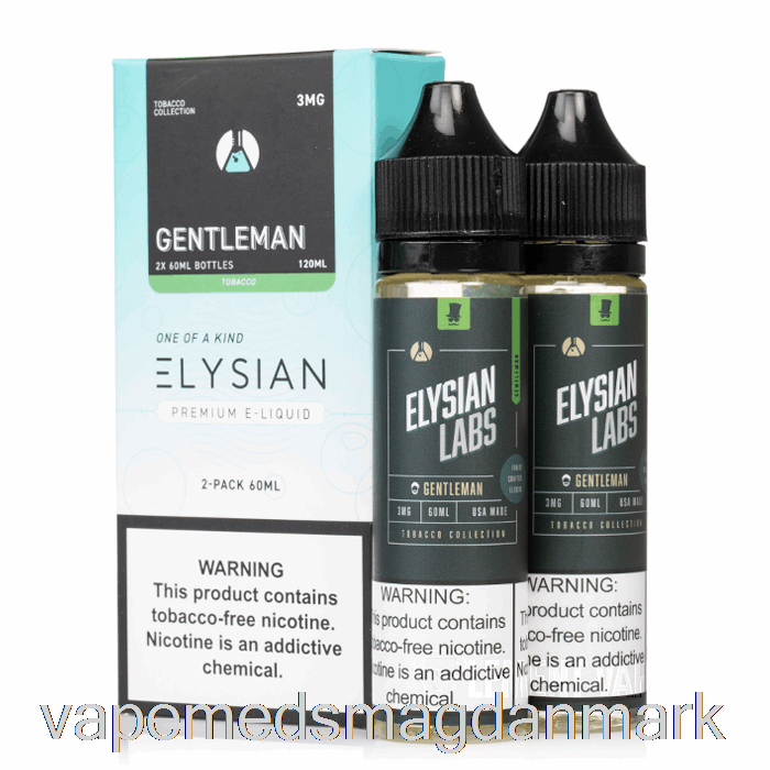 Vape Væske Gentleman - Elysian Labs - 120ml 0mg